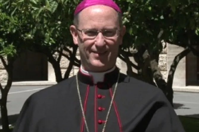 Bishop James D Conley in Rome Italy May 4 2012 CNA Vatican Catholic News 5 4 12