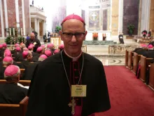 Bishop James D. Conley of Lincoln, Nebraska at the Cathedral of St. Matthew in Washington D.C., Sept. 23, 2014. 