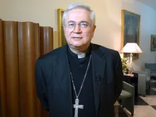 Bishop Mario Toso, secretary of the Pontifical Council for Justice and Peace, who travelled to South Korea last month. 