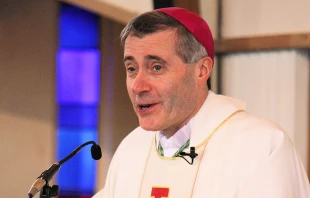 Bishop Mark Davies of Shrewsbury preaches at St. Columba's Church in Chester, Feb. 15, 2014. Photo courtesy of the Diocese of Shrewsbury. null
