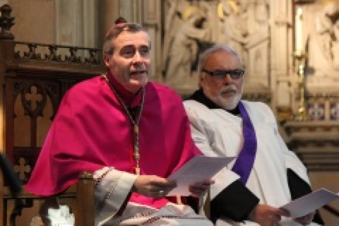 Bishop Mark Davies of Shrewsbury preaches in Shrewsbury Cathedral March 9 2014 Photo courtesy of the Diocese of Shrewsbury CNA 4 15 14