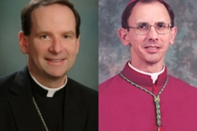 Bishop Michael F Burbidge Bishop Peter J Jugis North Carolina CNA US Catholic News 3 22 12