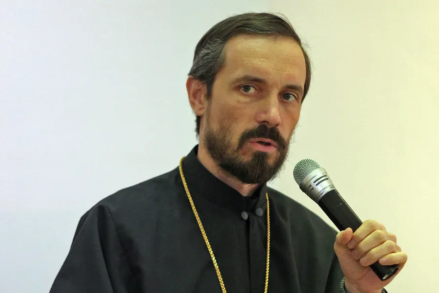 Bishop Milan Lach, of the Ruthenian Eparchy of Parma,  at the University of Preshov, June 2017. ?w=200&h=150