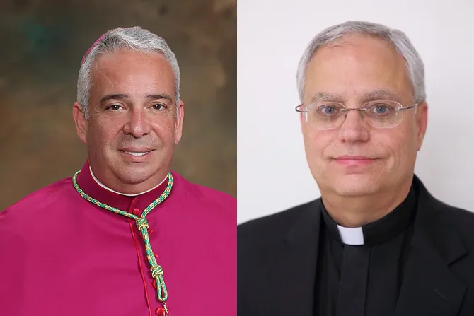 Bishop Nelson and Fr Bellisario CNA