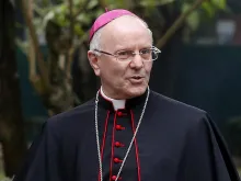 Bishop Emeritus Nunzio Galantino of Cassano all'Jonio in Rome, Feb. 18, 2014. 