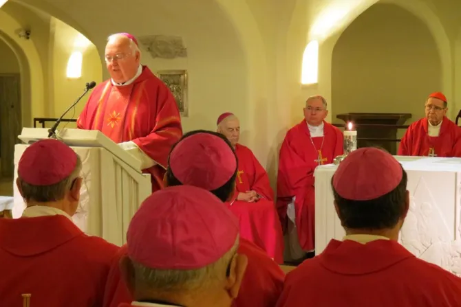 Bishop Patrick McGrath at the Vatican in 2012 Credit David Kerr CNA