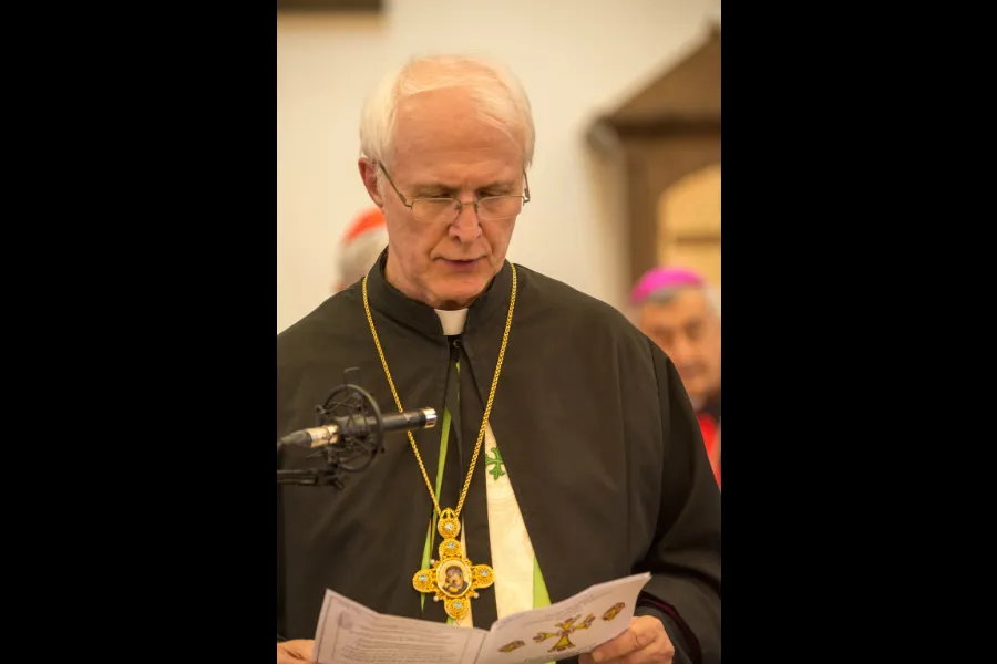 Bishop John Pazak, who was appointed head of the Ruthenian eparchy of Phoenix May 7, 2016, participates in ecumenical prayer in Toronto in 2010. ?w=200&h=150