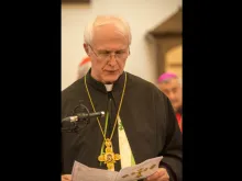 Bishop John Pazak, who was appointed head of the Ruthenian eparchy of Phoenix May 7, 2016, participates in ecumenical prayer in Toronto in 2010. 