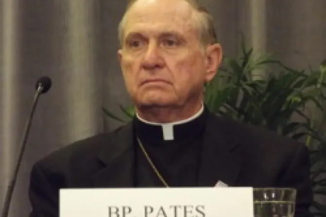 Bishop Richard E Pates of Des Moines chairman of the US bishops Committee on International Justice and Peace 3 CNA US Catholic News 6 14 12