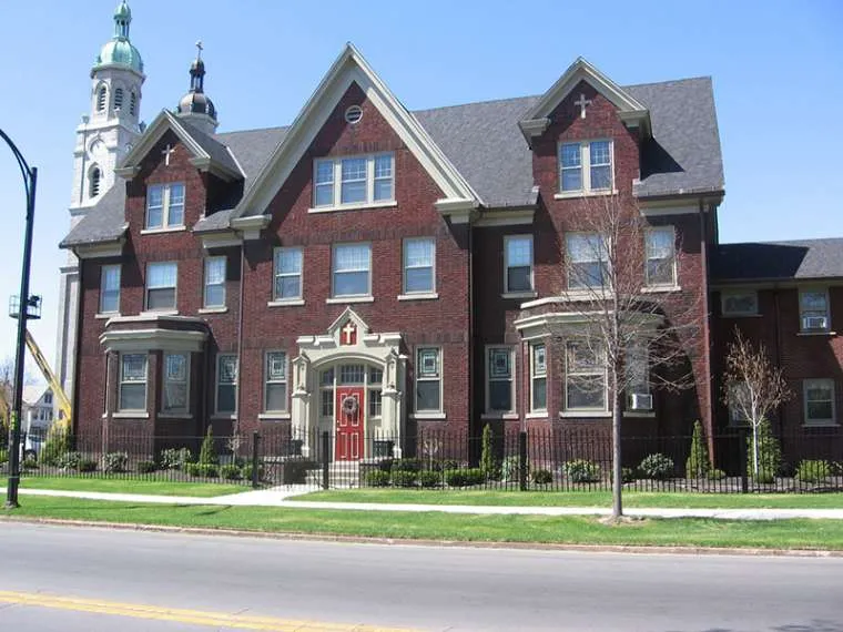 Bishop Richard Malone's Buffalo residence, which was protested Sunday. ?w=200&h=150