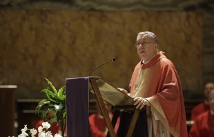 Bishop Robert Baker of Birmingham at St. Paul Outside the Walls in Rome Dec. 6, 2019.   Pablo Esparza/CNA.