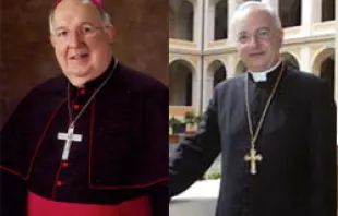Bishop Timothy McDonnell and Cardinal Mauro Piacenza 