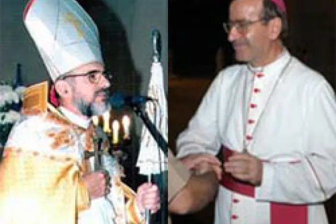Bishop Vartan Waldir Bogohossian Bishop Giorgio Bertin CNA Vatican Catholic News 10 14 10