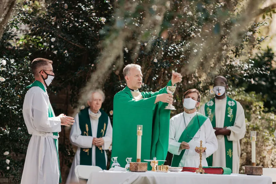 Bishop William Wack of Pensacola-Tallahassee says Mass on the anniversary of the cause for canonization of Antonio Cuipa and companions, Oct. 12, 2020. Photo by Amanda Grace Photography.?w=200&h=150