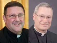 Bishop-designate Gregory L. Parkes and Bishop-designate David J. Malloy.