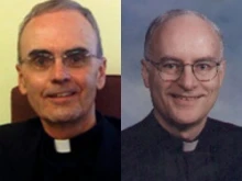 Bishops-designate Paul Sanchez and Raymond Chappetto.