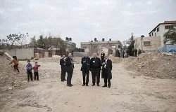 Bishops of the Holy Land Co-ordination visiting Rafah, on the border between the Gaza Strip and Egypt, Jan. 2014. ?w=200&h=150