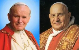 Bl. Pope John Paul II and Bl. Pope John XXIII. 