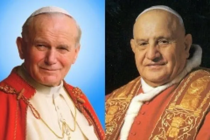 Bl Pope John Paul II and Bl Pope John XXIII CNA US Catholic News 9 30 13