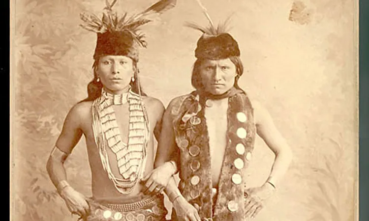 Black Elk L and Elk of the Oglala Lakota R 1887 Public Domain CNA