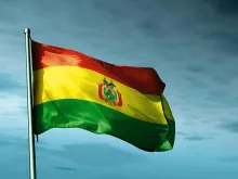 Flag of Bolivia. 