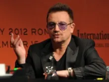 Bono speaks at the International Herald Tribune's Luxury Business Conference on Nov. 16, 2012 in Rome, Italy. 