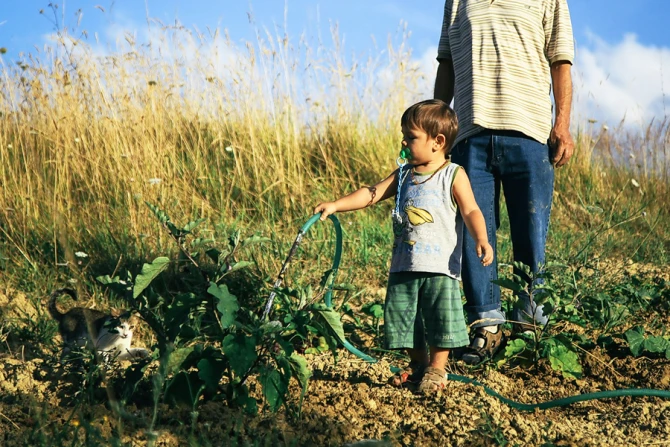 Boy watering garden Credit bass nroll via Flickr CC BY NC ND 20 CNA 6 23 15
