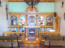 The chapel, attached to the bishop's residence in Gallup, NM. 