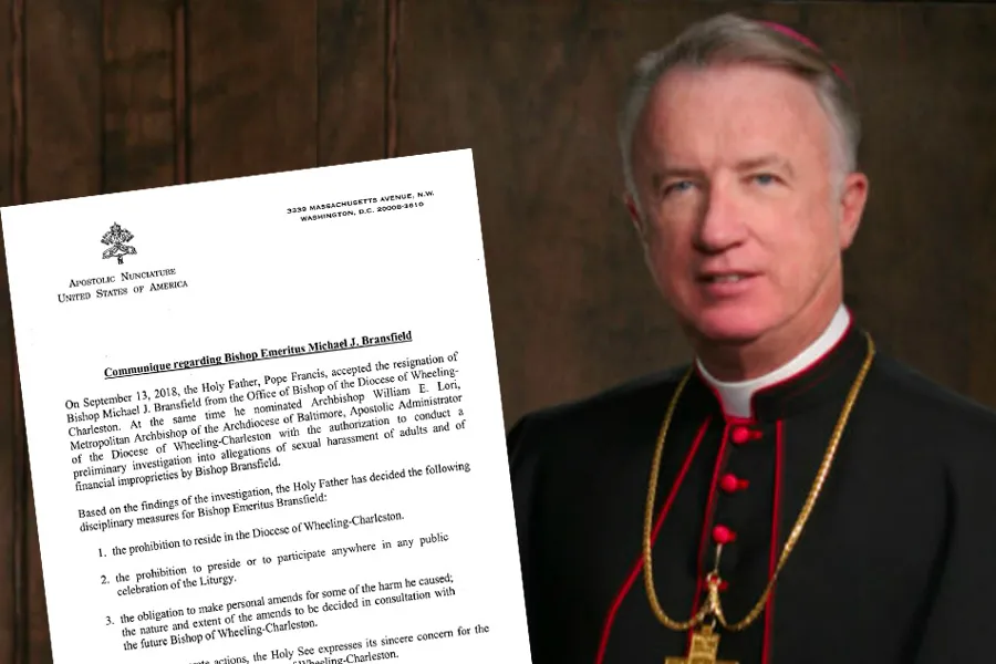 Bishop Michael Bransfield (CNA file photo) with Vatican communique announcing restrictions?w=200&h=150