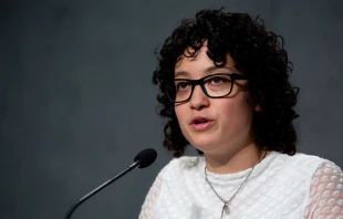 Briana Santiago, synod youth auditor.   Daniel Ibanes/CNA