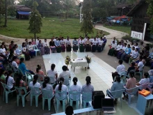 Burmese youth participate in a Bible seminar. 