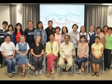 Cana Film Festival members, with Winifred Loh, festival director, seated in the center. 