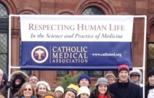 CMA members at the 2013 March for Life in Washington D.C.   Catholic Medical Association.