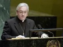 Archbishop Celestino Migliore at the UN in New York