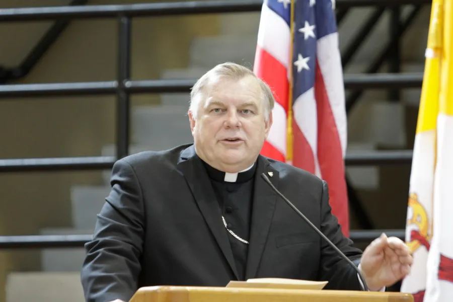 Archbishop Thomas Wenski speaks at a press conference.?w=200&h=150