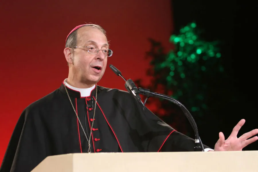 Archbishop William Lori speaks at a Legatus conference on Feb 8, 2013. ?w=200&h=150