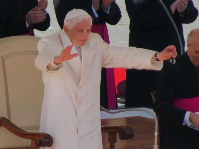 Benedict XVI at the Vatican, Feb. 27, 2013. Credit: Stephen Driscoll/CNA?w=200&h=150