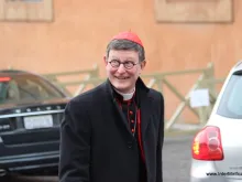 Cardinal Rainer Woelki arrives at the Vatican on March 5, 2013.   