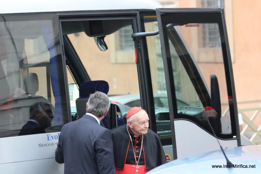 Cardinal Theodore McCarrick arrives at the Vatican on March 5, 2013. ?w=200&h=150