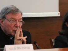Cardinal George Pell in the Vatican, 2014. 