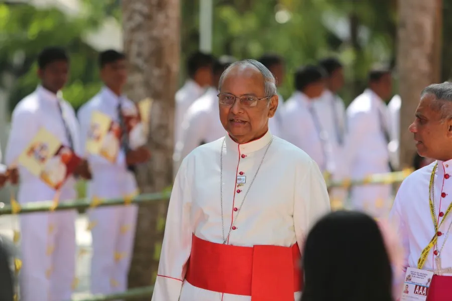 Cardinal Malcolm Ranjith outside his residence in Colombo, Sri Lanka on Jan. 13, 2015. ?w=200&h=150