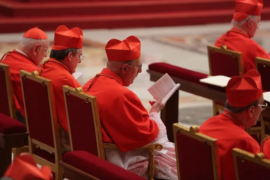 Cardinals gathered at St. Peter's Basilica on April 11, 2015 during the Convocation of the Year of Mercy. ?w=200&h=150