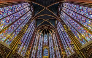 Sainte-Chapelle, the 13th-century chapel built by French King Louis IX to house Christ's crown of thorns.   Chris Chabot via Flickr (CC BY-NC 2.0).
