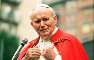 Pope John Paul II in 1996.   Vatican Media.