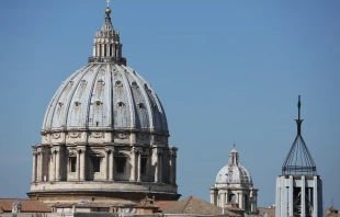 The Cupola of St. Peter’s Basilica in Vatican City on June 18, 2015.   Bohumil Petrik/CNA.
