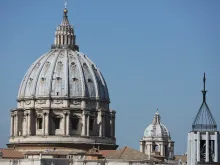 The Cupola of St. Peter’s Basilica in Vatican City on June 18, 2015. 