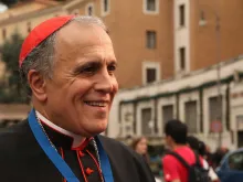 Cardinal Daniel DiNardo of Galveston-Houston, Texas in Vatican City during the Synod of Bishops on October 9, 2015. 