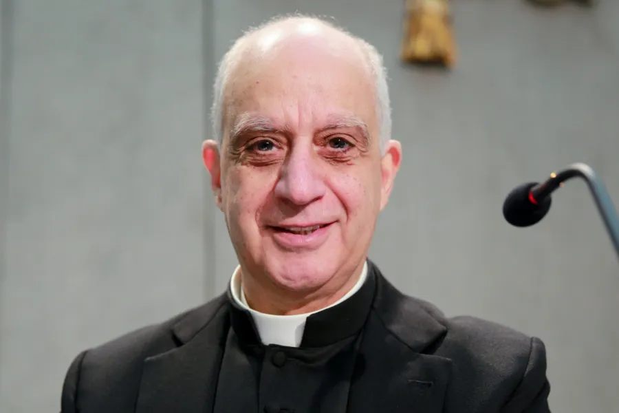 Archbishop Rino Fisichella, president of the Pontifical Council for the Promotion of the New Evangelization, at the Vatican press office on Jan. 18, 2016. ?w=200&h=150