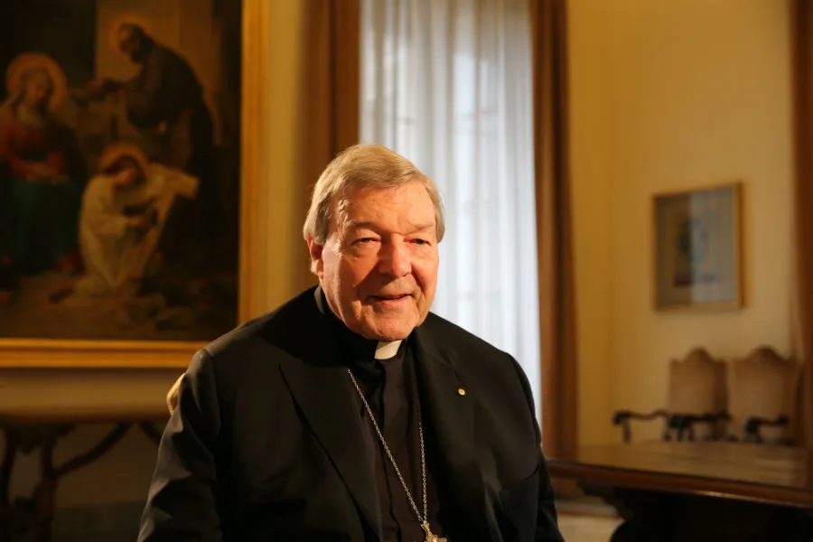 March 17, 2016. Cardinal George Pell speaks with CNA at the Vatican's Apostolic Palace on March 17, 2016.?w=200&h=150