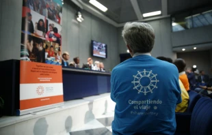 Vatican City - September 27, 2017: Press Conference on Share the Journey, a Caritas International initiative -